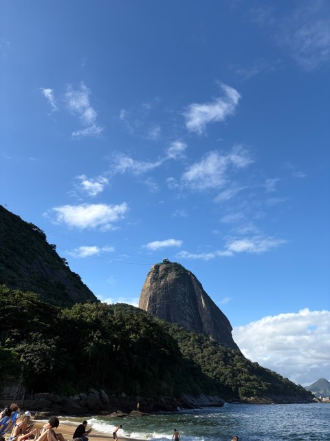 Sugarloaf above Praia Vermelha from Max Nicholson's archive