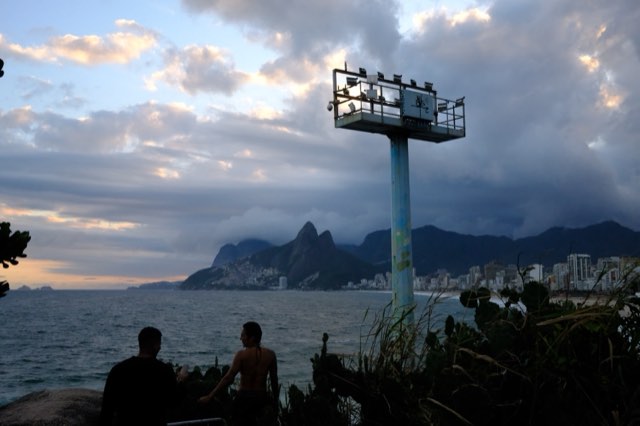 Watching the Ipanema coastline from Max Nicholson's archive