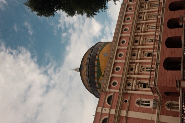 Dome and balcony of Teatro Amazonas from Max Nicholson's archive