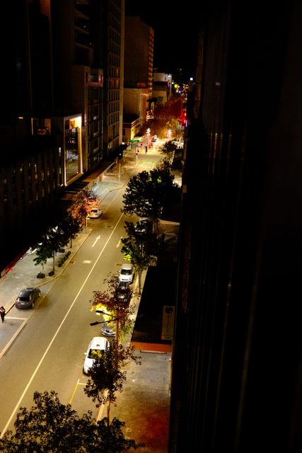 Traffic below at night from Max Nicholson's archive