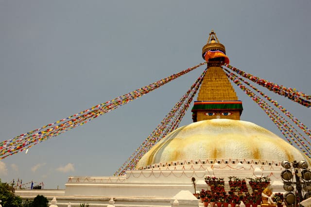 Boudhanath Stupa from Max Nicholson's archive