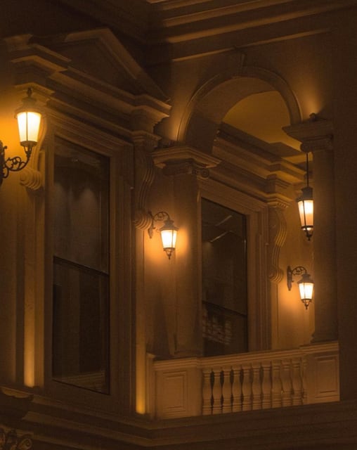 Lantern-lit arches and balconies from Max Nicholson's archive