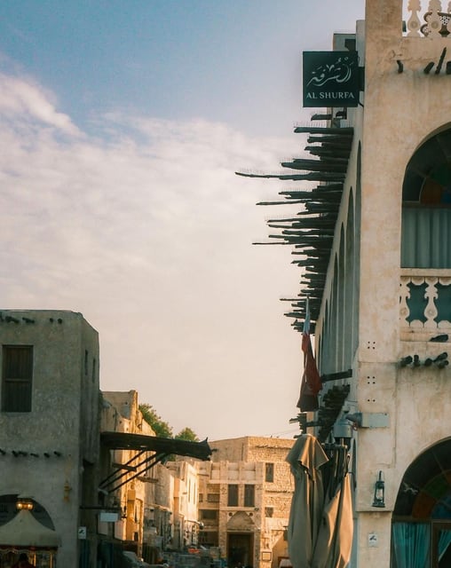 A street in old Dubai from Max Nicholson's archive